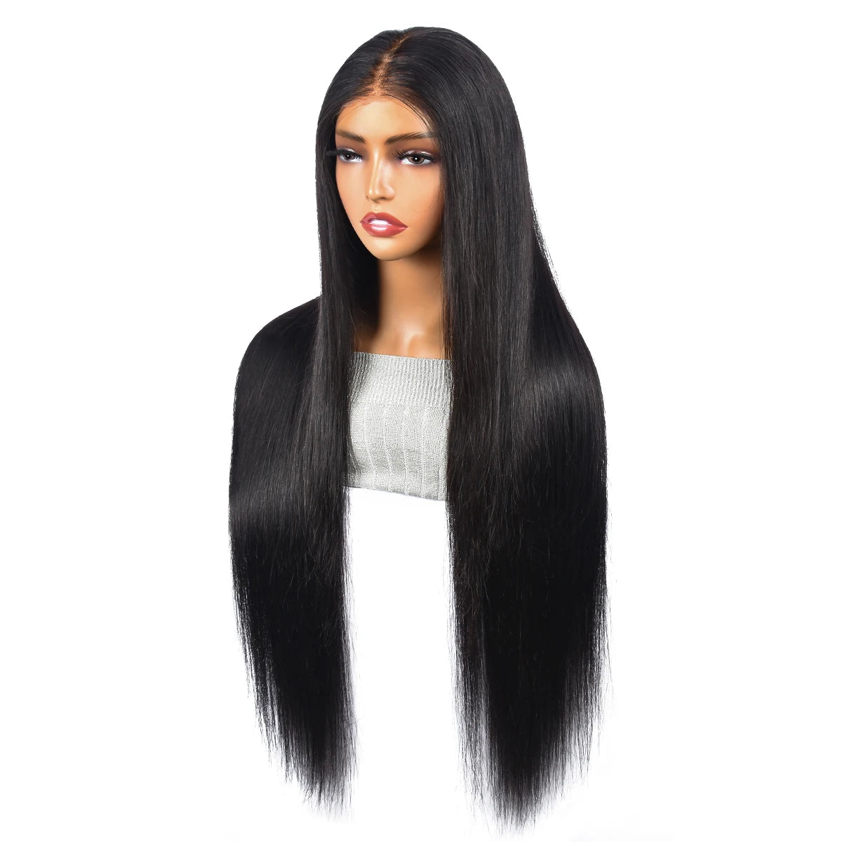 Straight Glueless Wigs Human Hair Ready To Wear 4×4 Pre Cut Human Hair Lace Frontal Wig Pre Plucked Brazilian Human Hair Wigs