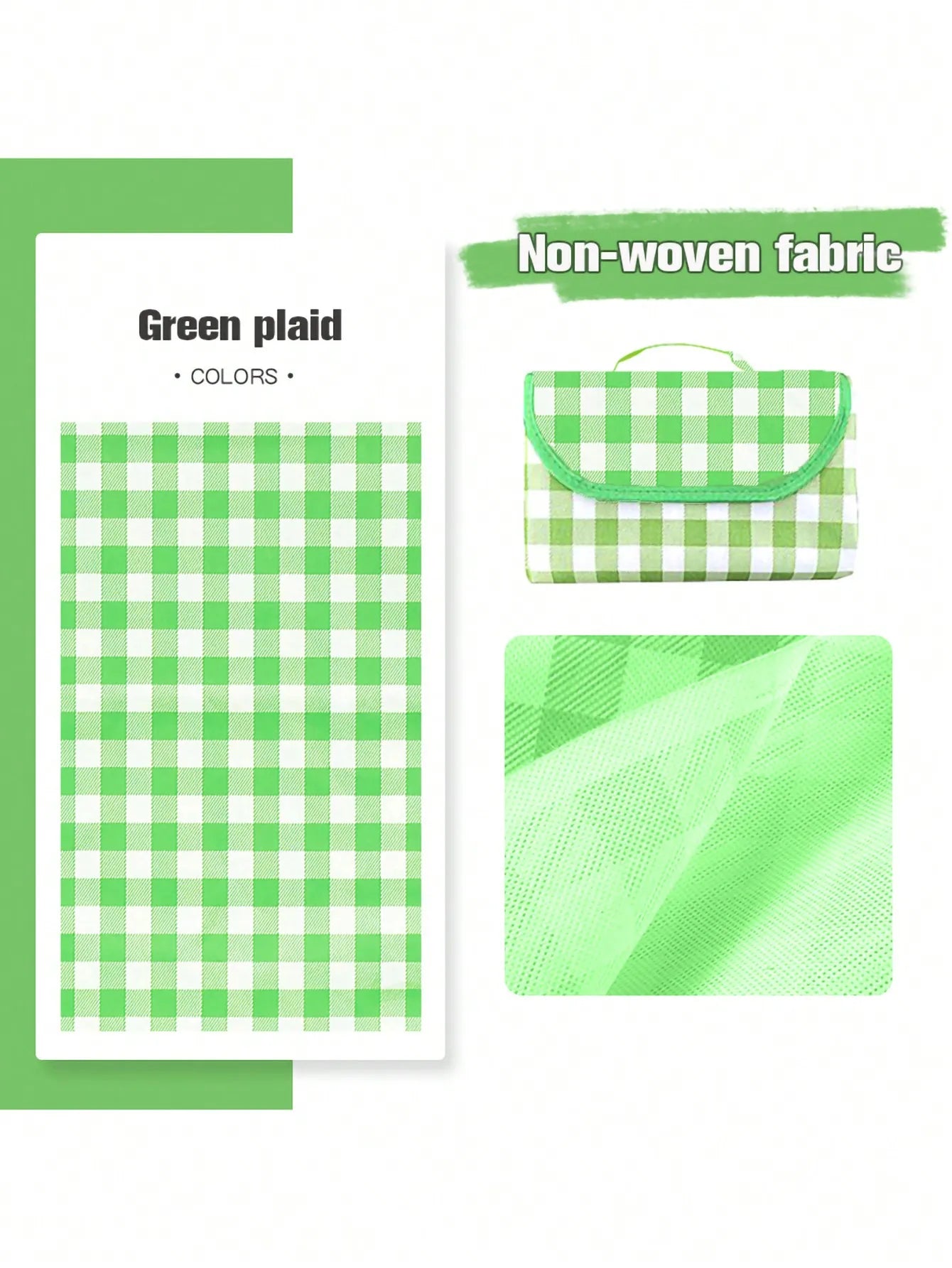 Foldable Picnic Mat Portable Sand Beach Mats Non-woven fabric Thicken Tent Camping Blanket Pad Moisture-proof Outdoor Picnic Mat