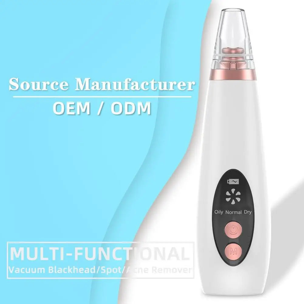 Facial Blackhead Remover 3 Suction Modes Vacuum Pore Face Cleansing Beauty Machine USB Rechargeable Nose Acne Extractor Tool