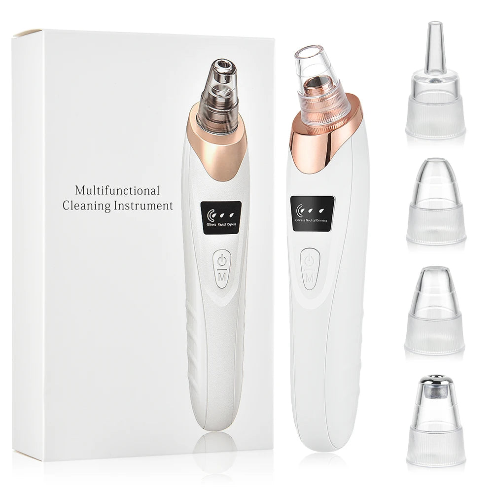 Blackhead Remover Pore Acne Pimple Removal Face T Zone Nose Cleaner Vacuum Suction Facial Diamond Beauty Clean Skin Oil Dirty