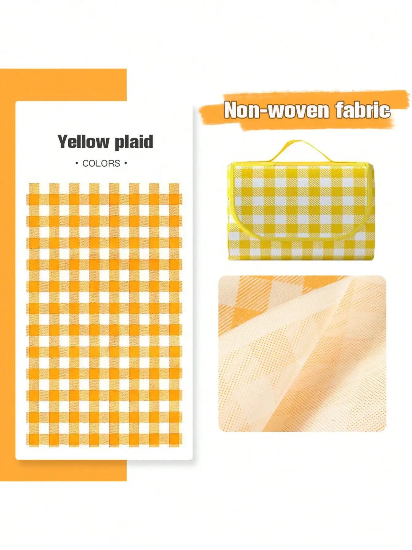Foldable Picnic Mat Portable Sand Beach Mats Non-woven fabric Thicken Tent Camping Blanket Pad Moisture-proof Outdoor Picnic Mat