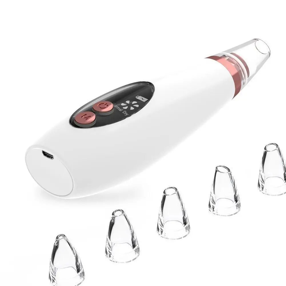 Facial Blackhead Remover 3 Suction Modes Vacuum Pore Face Cleansing Beauty Machine USB Rechargeable Nose Acne Extractor Tool
