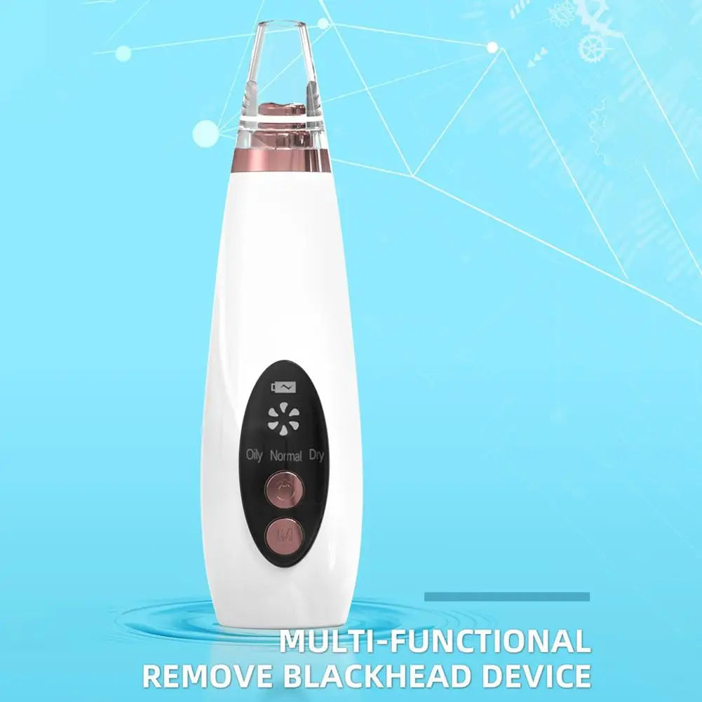Facial Blackhead Remover 3 Suction Modes Vacuum Pore Face Cleansing Beauty Machine USB Rechargeable Nose Acne Extractor Tool